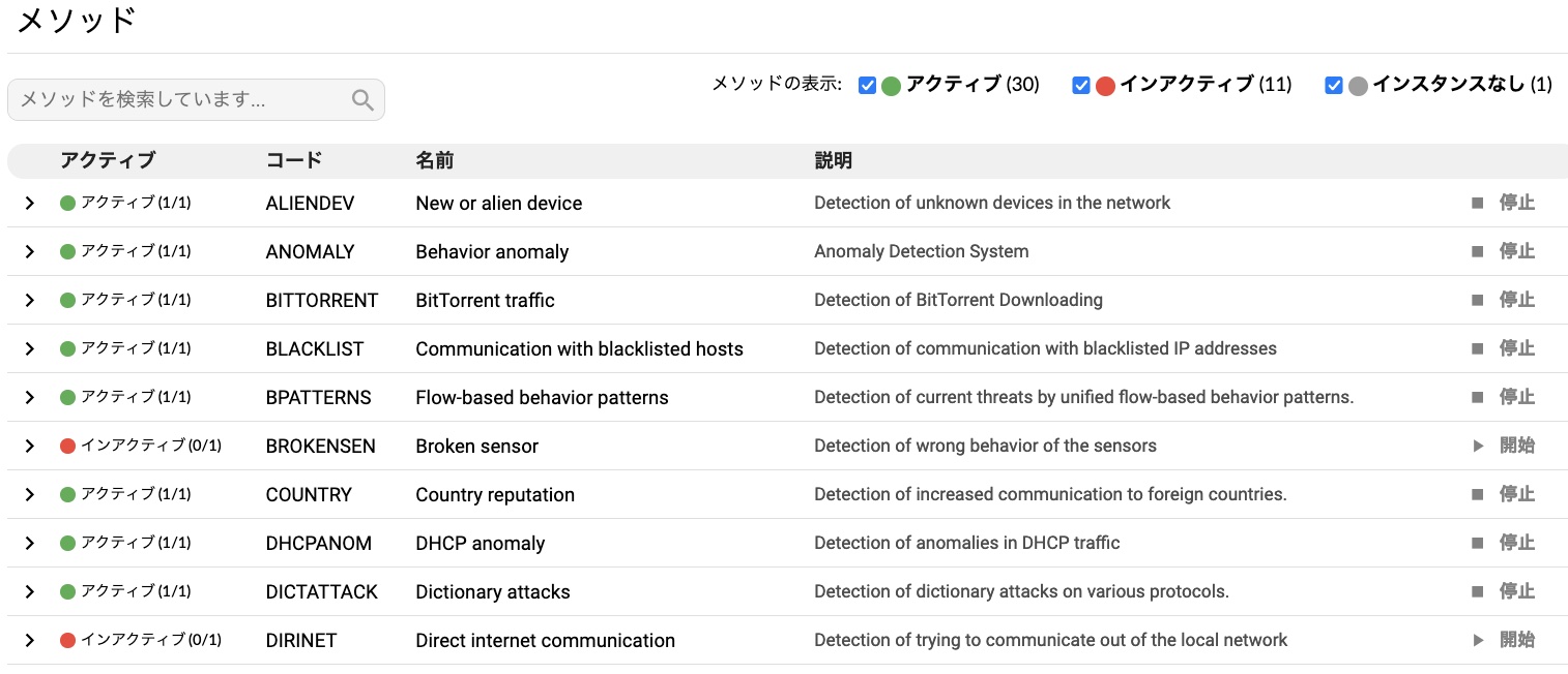 ADSのシステム検知定義