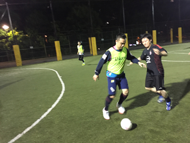 フットサル練習風景