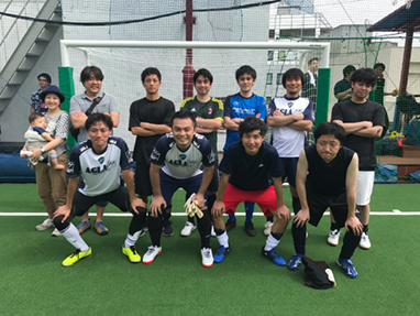 フットサルサークルメンバー集合写真